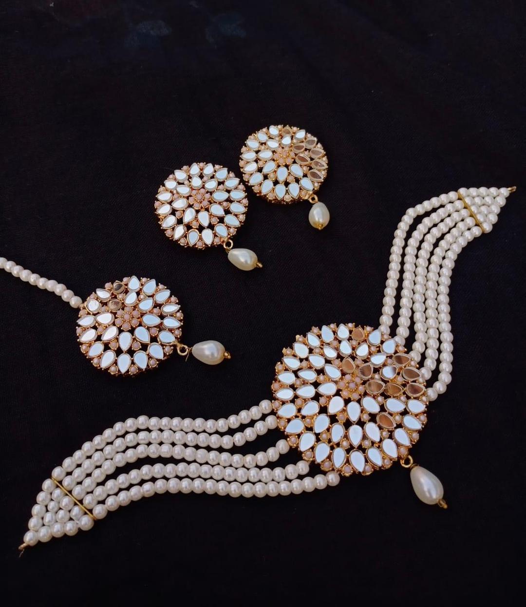 Fancy Gold Plated Kundan Set