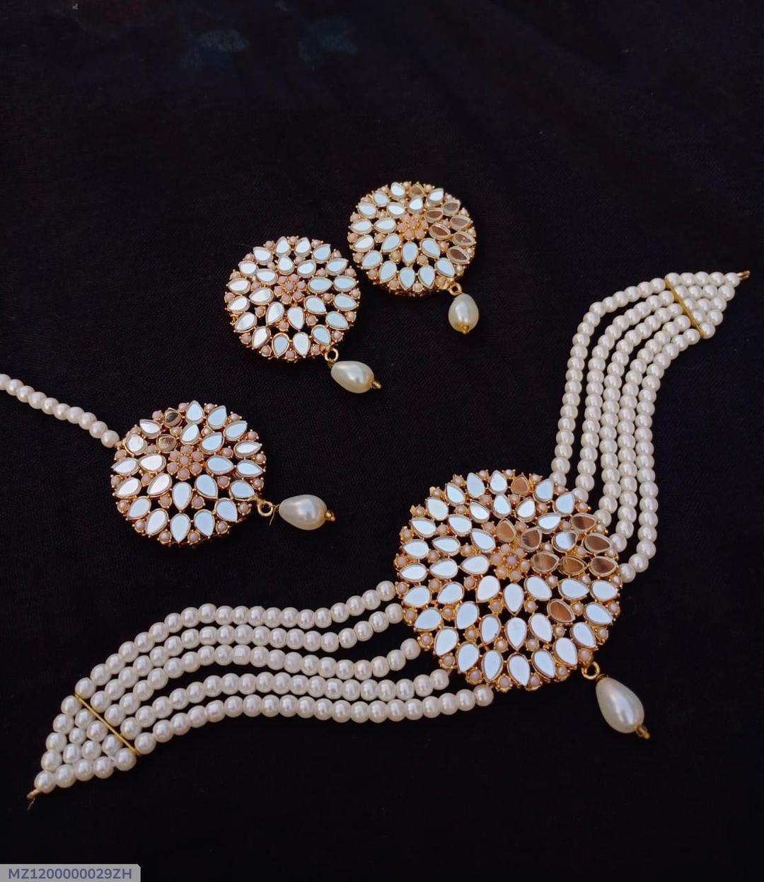 Fancy Gold Plated Kundan Set